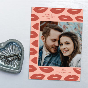 Festiva Tarjeta de El día de San Valentín plana moderna Ki