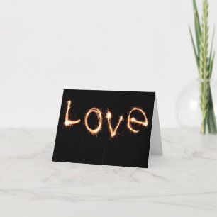 Festiva Tarjeta de El día de San Valentín Romántica Love S