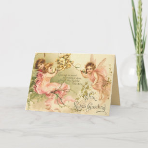 Festiva Tarjeta de El día de San Valentín Vintage