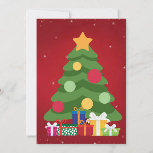 Festiva Tarjeta de elegancia para Navidades contemporáneos