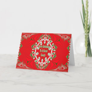 Festiva Tarjeta de entrenador de navidades