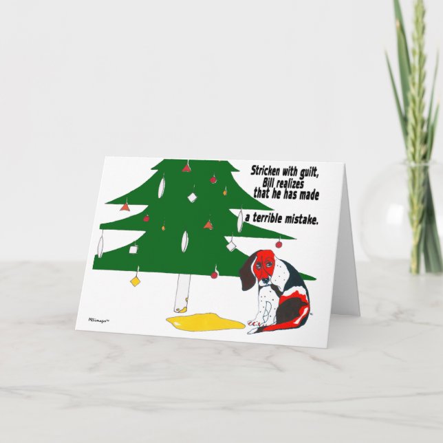 Festiva Tarjeta de error de vacaciones de Bill (Anverso)