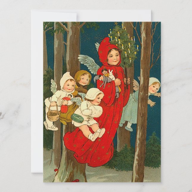 Festiva Tarjeta de fábricas de Navidades de Victoria (Anverso)