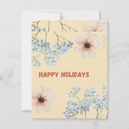 Festiva Tarjeta de Felices Fiestas