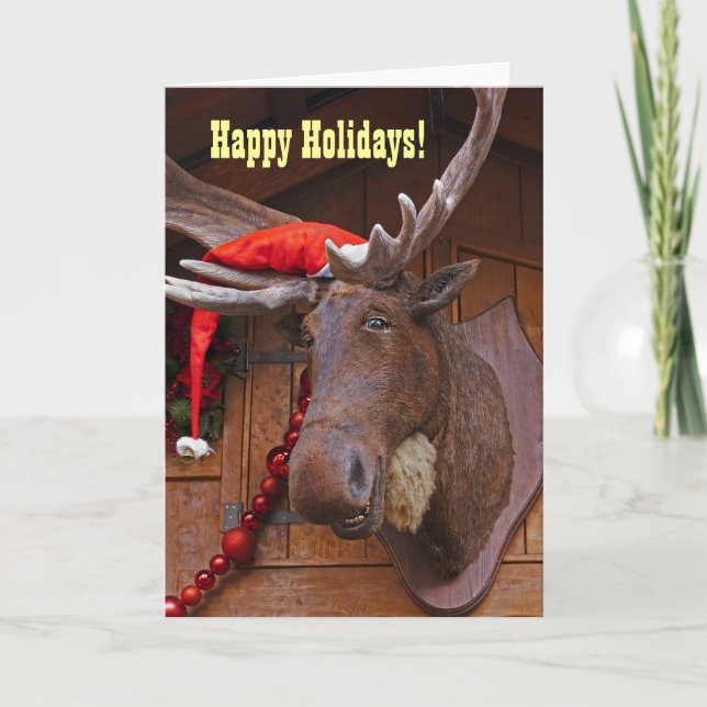 Festiva Tarjeta de Felices Fiestas (Anverso)