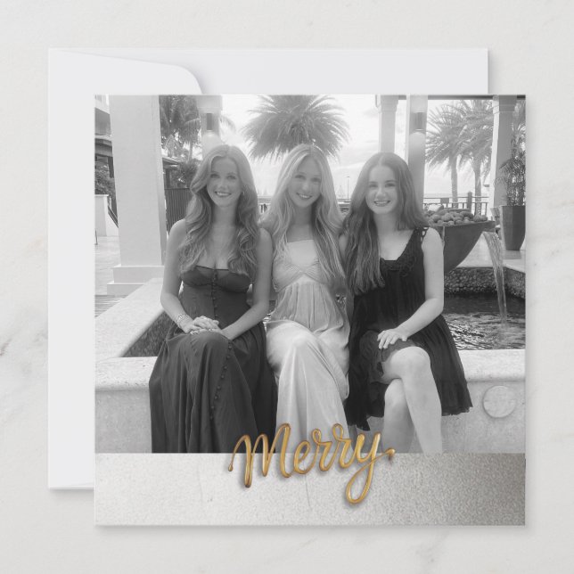 Festiva Tarjeta de Felices Fiestas (Anverso)