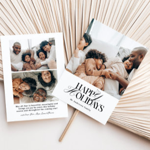 Festiva Tarjeta de Felices Fiestas Tarjeta de Foto de Va