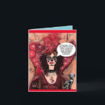 Festiva Tarjeta de felicitación<br><div class="desc">Badgirlart</div>