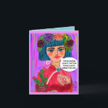 Festiva Tarjeta de felicitación<br><div class="desc">Badgirlart</div>