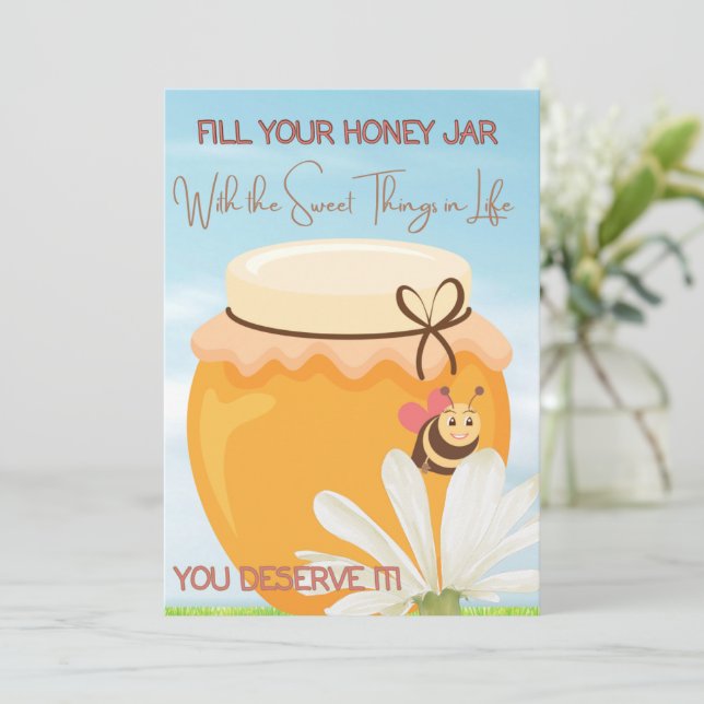 Festiva Tarjeta de felicitación (Anverso de pie)