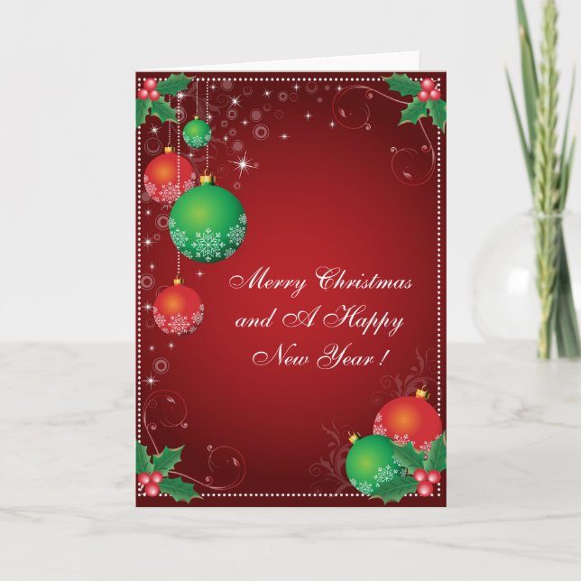 Festiva Tarjeta de felicitación (Anverso)