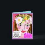 Festiva Tarjeta de felicitación<br><div class="desc">Badgirlart</div>