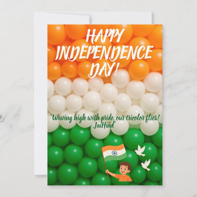 Festiva Tarjeta de felicitación (Anverso)