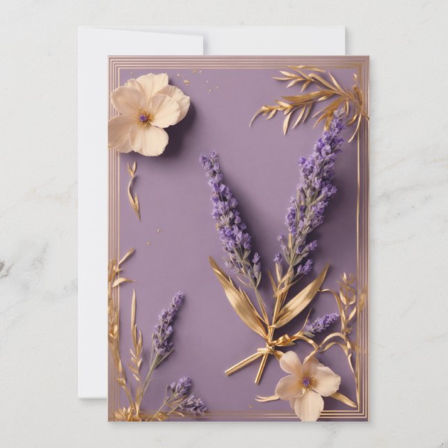 Festiva tarjeta de felicitación (Anverso)