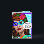 Festiva Tarjeta de felicitación<br><div class="desc">Badgirlart</div>