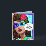 Festiva Tarjeta de felicitación<br><div class="desc">Badgirlart</div>