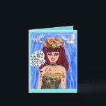 Festiva Tarjeta de felicitación<br><div class="desc">Badgirlart</div>