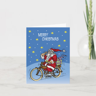 Festiva Tarjeta de felicitación 15 de Papá Noel no