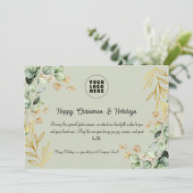 Tarjeta de felicitación 2025 para Navidades corpor