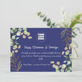 Festiva Tarjeta de felicitación 2025 para Navidades corpor