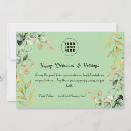 Festiva Tarjeta de felicitación 2025 para Navidades corpor