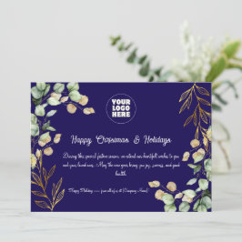 Festiva Tarjeta de felicitación 2025 para Navidades corpor