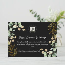 Festiva Tarjeta de felicitación 2025 para Navidades corpor