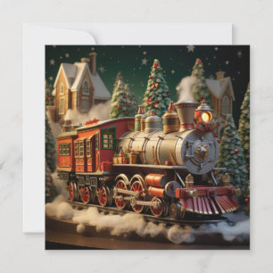 Festiva Tarjeta de felicitación 3D para Navidades