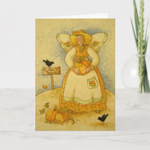 Festiva Tarjeta de felicitación 4934 de Harvest Angel Than