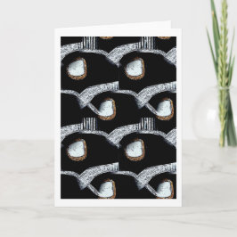 Festiva Tarjeta de felicitación abstracta africana