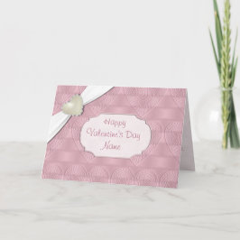 Festiva Tarjeta de felicitación al corazón de San Valentín