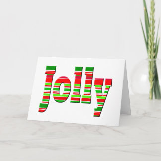 Festiva Tarjeta de felicitación ALEGRE de la feliz raya