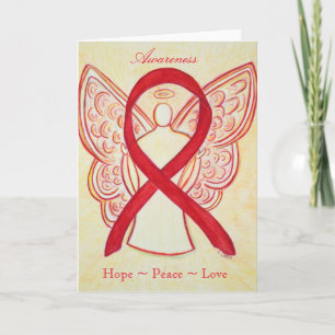 Festiva Tarjeta de felicitación Angel de la cinta de la to