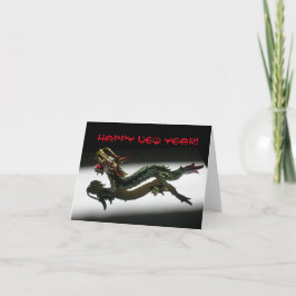 Festiva Tarjeta de Felicitación - Año Nuevo del Dragón