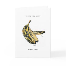 Tarjeta de felicitación Banana Peel El día de San 