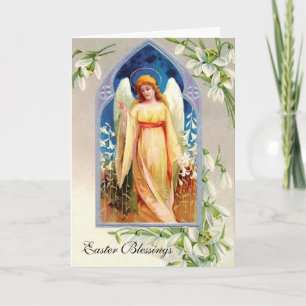 Festiva Tarjeta de felicitación: Bendiciones de Pascua