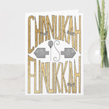 Tarjeta de felicitación "Chanukah is Funukkah"