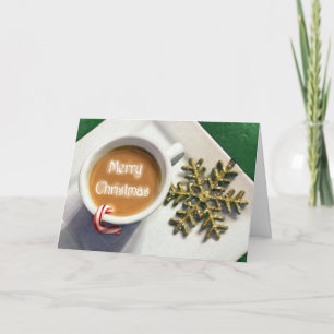 Festiva Tarjeta de felicitación Coffee Latte / Cappucccino