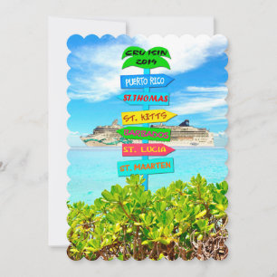 Festiva Tarjeta de felicitación - crucero 2019