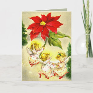 Festiva Tarjeta de felicitación Dancing Baby Angels