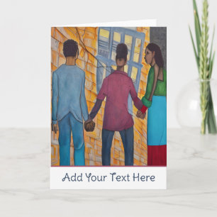 Festiva Tarjeta de felicitación de amistad personalizada