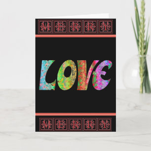 Festiva Tarjeta de felicitación de amor