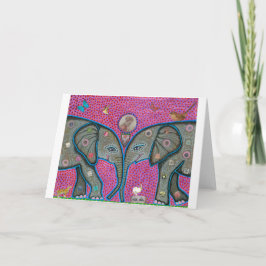 Festiva Tarjeta de felicitación de amor verdadera