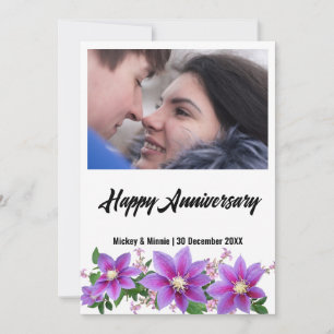 Festiva Tarjeta de Felicitación de Aniversario