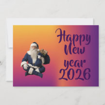 Tarjeta de felicitación de año nuevo