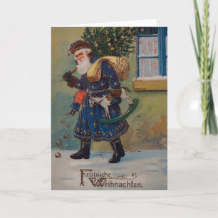 Festiva Tarjeta de felicitación de antiguos Navidades alem