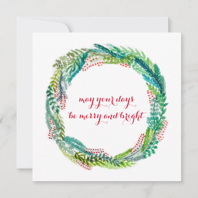 Festiva Tarjeta de felicitación de Art for Charity (Anverso)