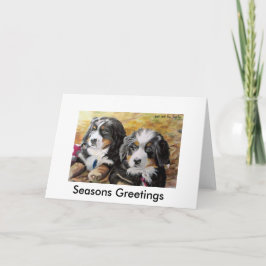 Festiva Tarjeta de felicitación de Berner Nation