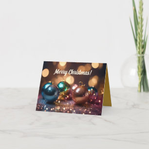 Festiva Tarjeta de felicitación de burbujas para navidades