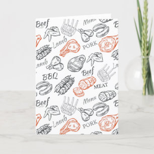 Festiva Tarjeta de felicitación de Carnivore